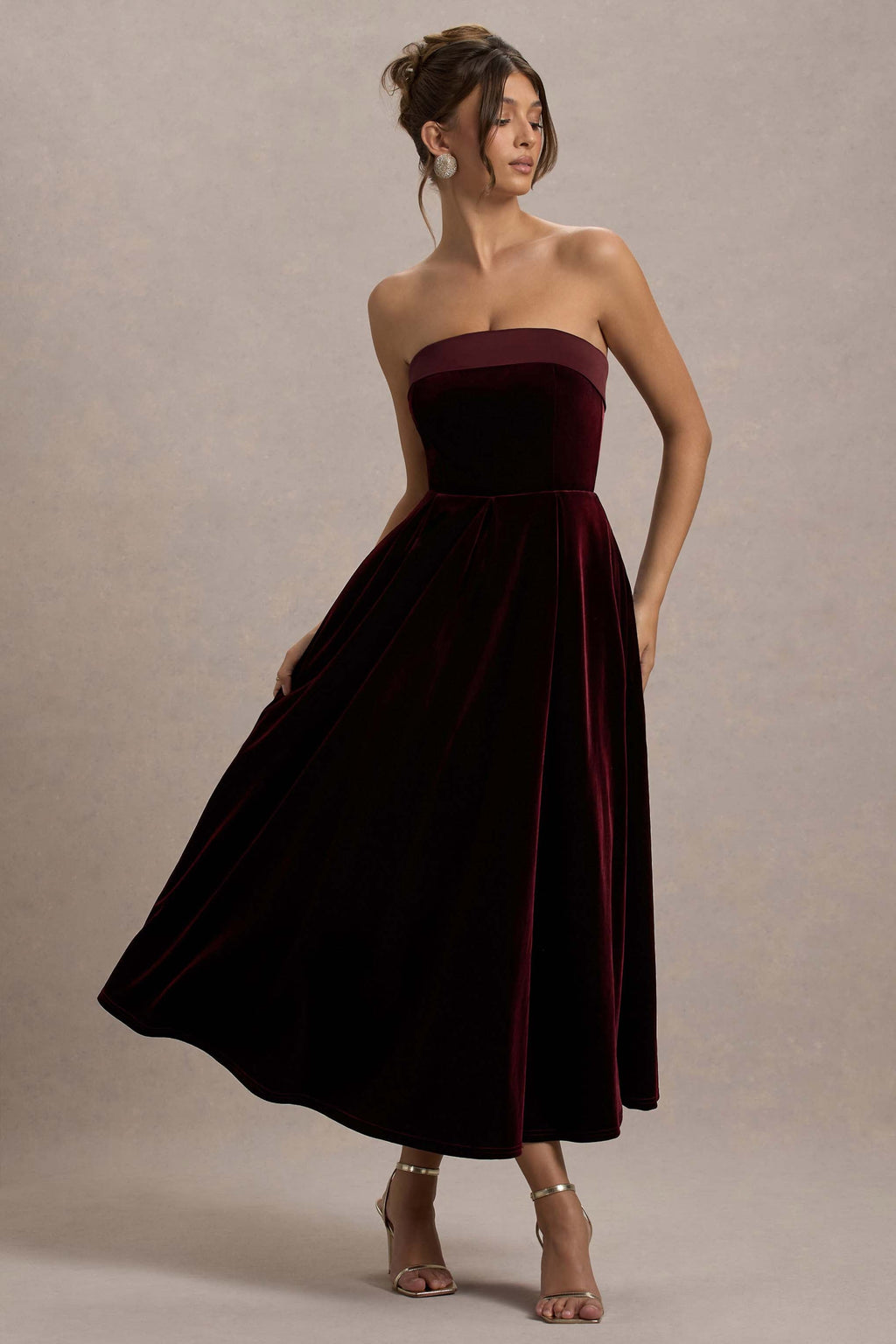 MyLavoir | Amara Fluwelen Midi Jurk